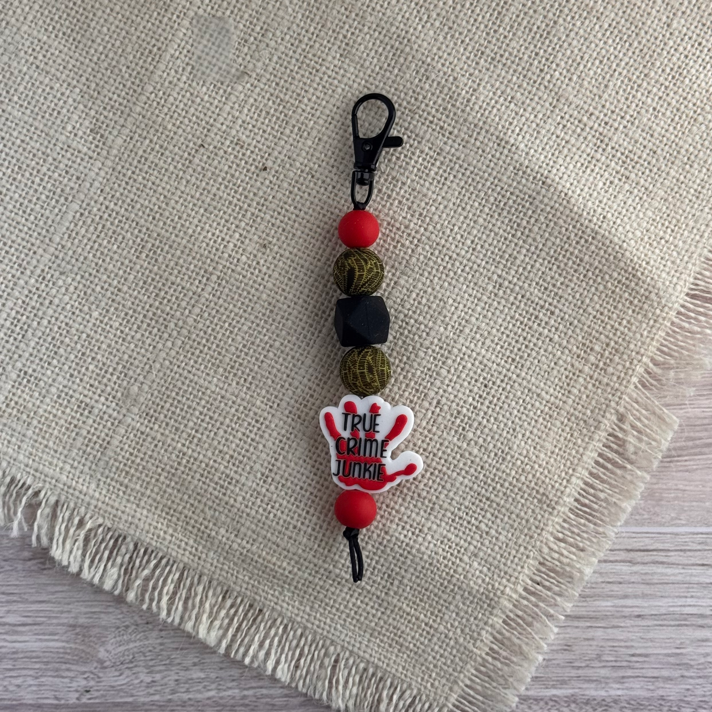 True Crime Caution Large Anywhere Charm