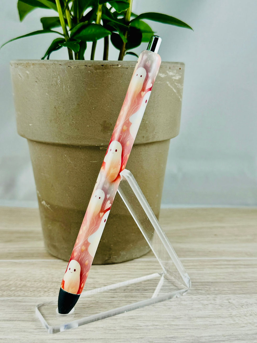 Pastel Fall Ghosts Epoxy Pen