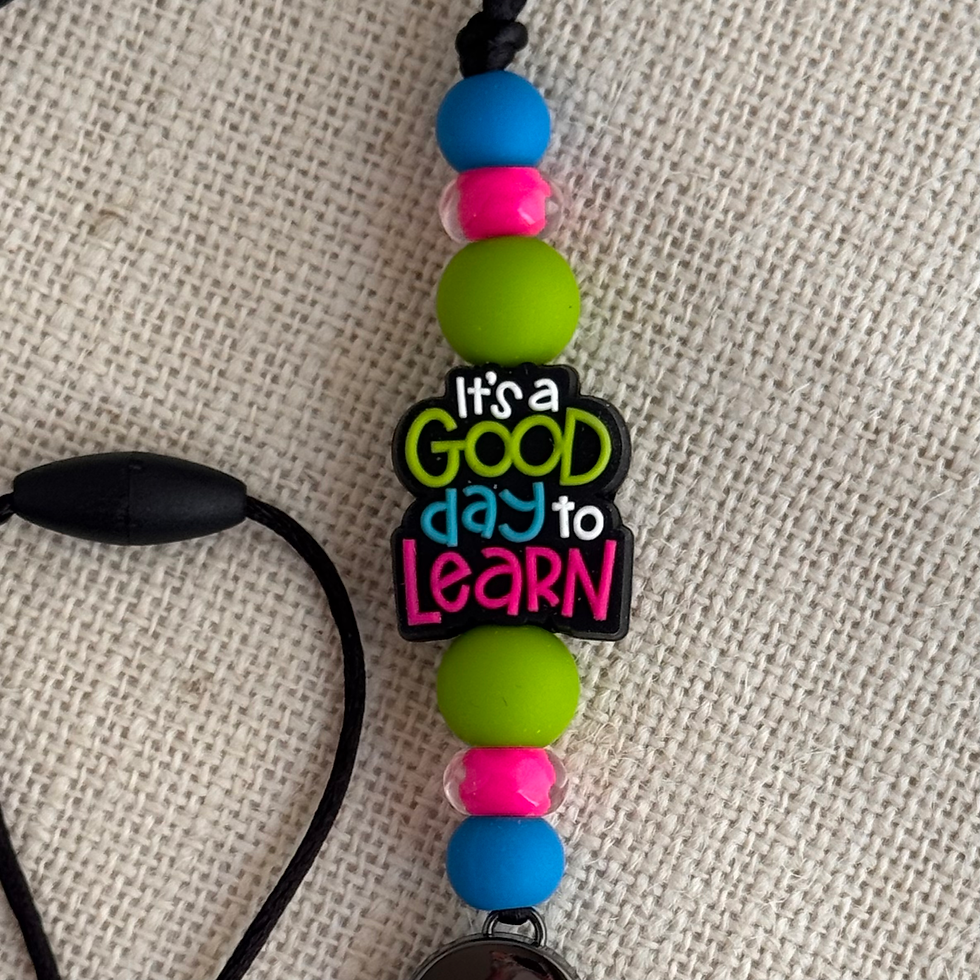 Good Day To Learn Beaded Lanyard