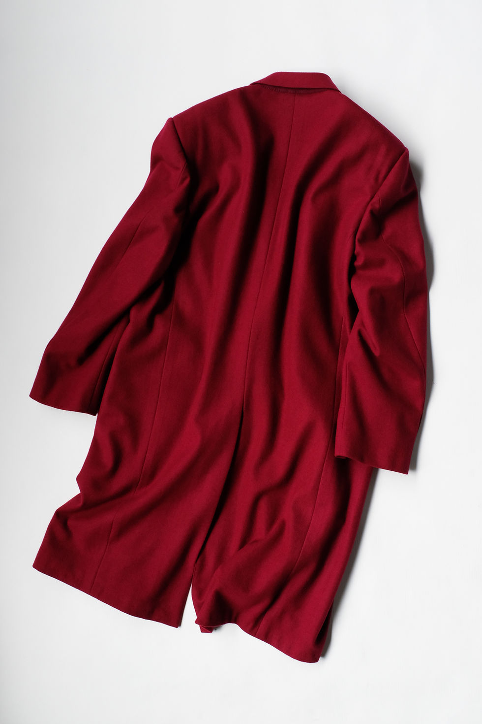 Thumbnail: Factor's DB Coat in Maroon Melton Wool