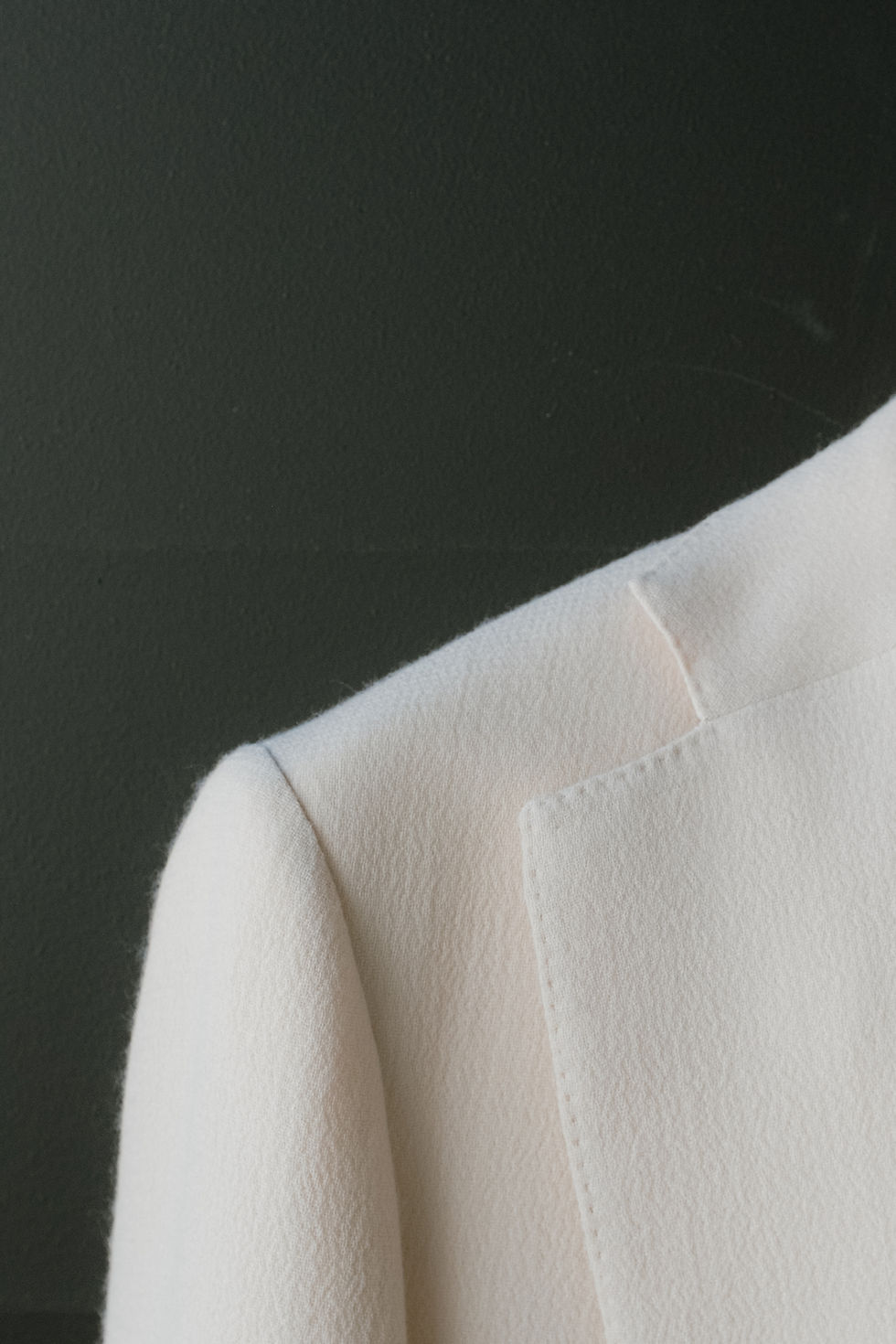 Thumbnail: Factor's SB Suit in Ivory Wool Crepe