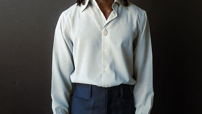Factor's LS Shirt in Sky Wool Voile