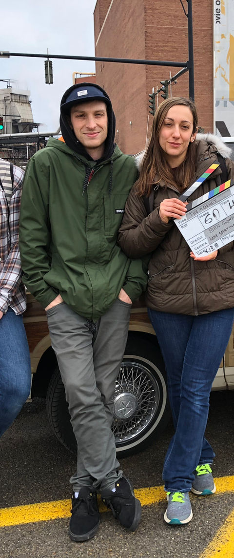 Crew on set for Strait Undercover
