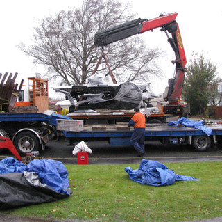 Arrival of the Voiron lithographic press