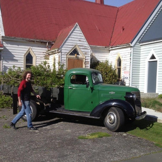Jim at an Art Centre working bee