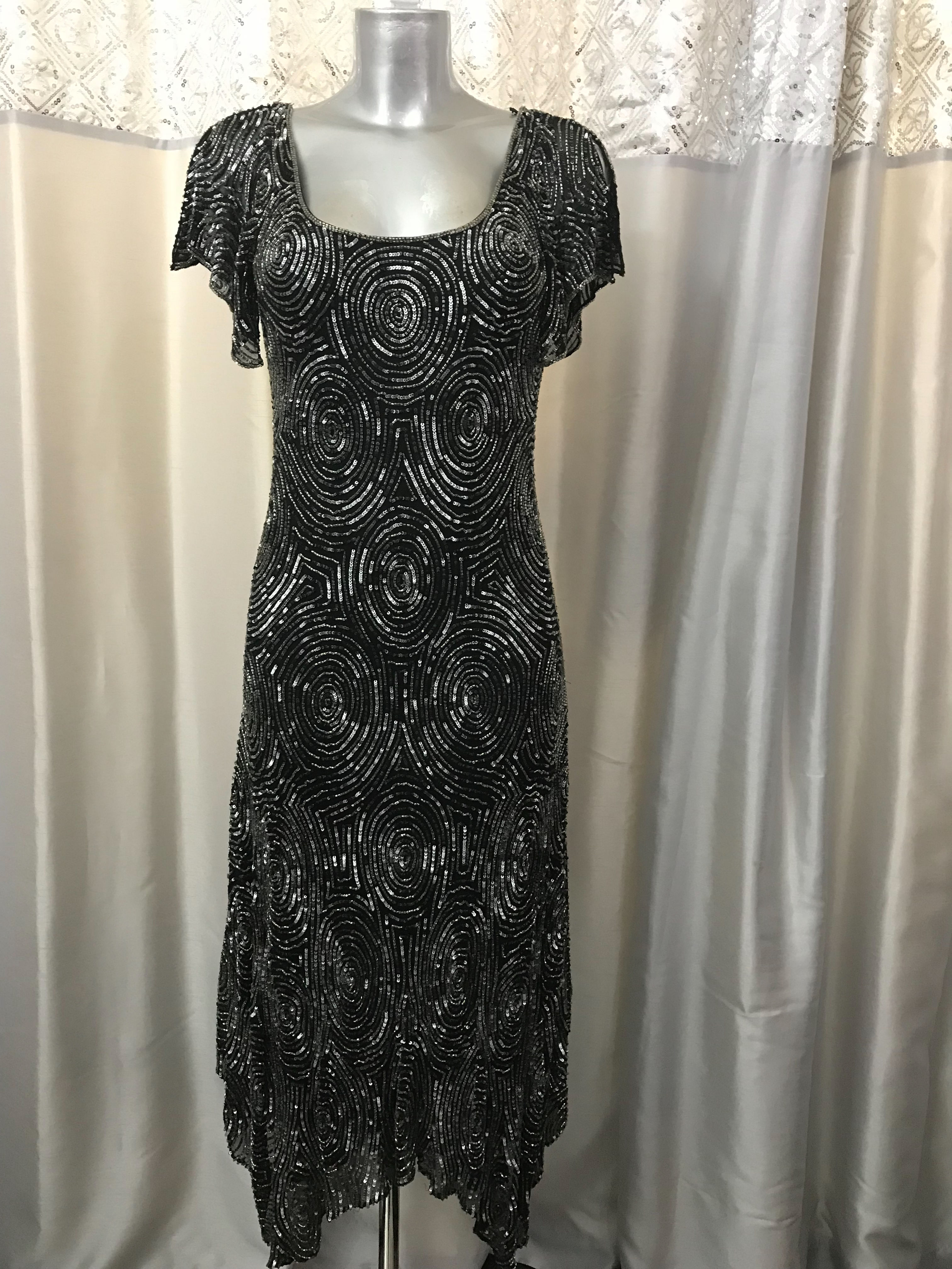 Pretty beaded dress also in navy size12
