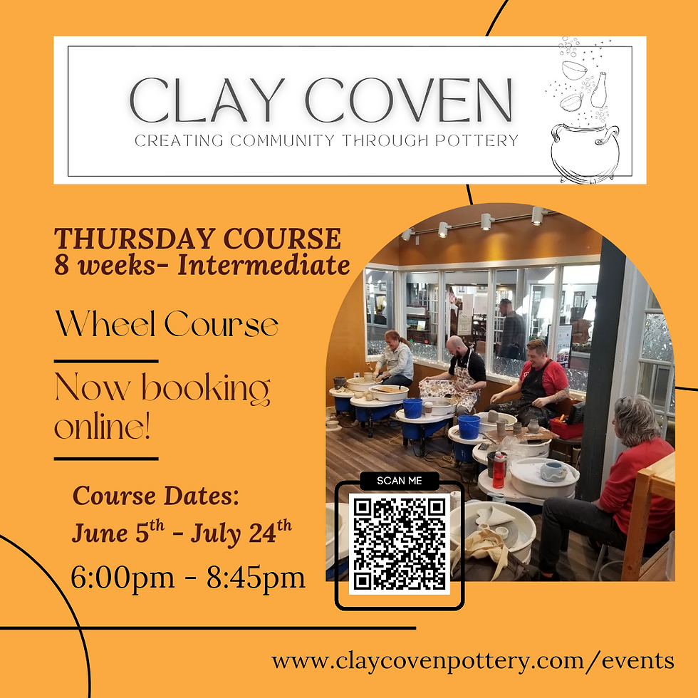 *Course* Thursday Night- Pottery Wheel