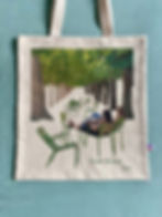 Tote bag Jardin Paris Jardins Parisiens du Luxembourg Jardin du Palais Royal Tuileries Souvenir Paris Made in France