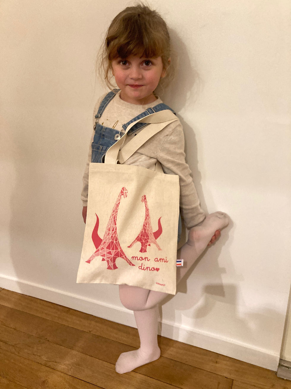 Tote Bag  Enfant Paris Tour Eiffel Souvenir Cadeau Made in France