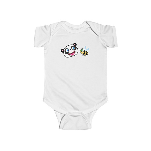 Baby Bodysuit - Minimal Design - Goofy Panda & Beebee | Neroni Kids