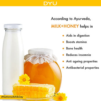 DYU Pure Raw Honey, DYU Pure Artisanal Honey, DYU Pure Natural Honey, Healing powers of DYU honey, DYU Honey with Milk helps in digestion,, DYU honey helps healhy sleep