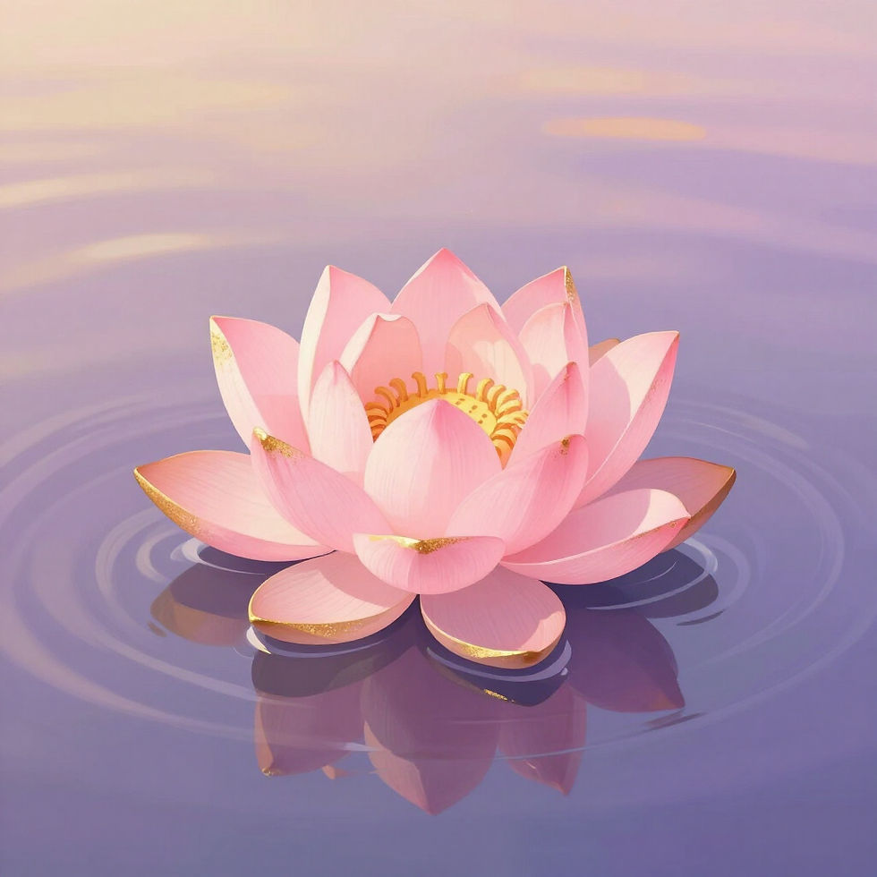 Lotus flower drawing