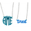 Thumbnail: Acrylic Name / Monogram Necklace