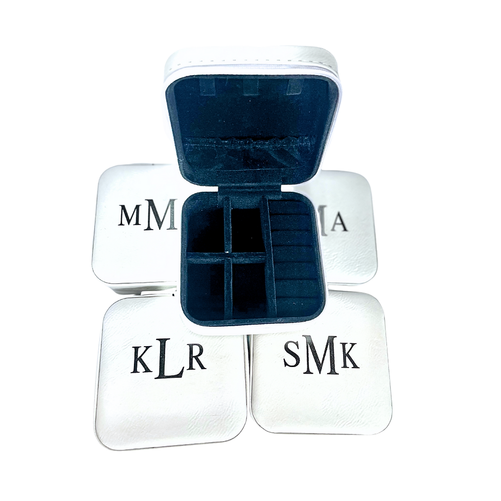 Thumbnail: Engraved Travel Jewelry Box