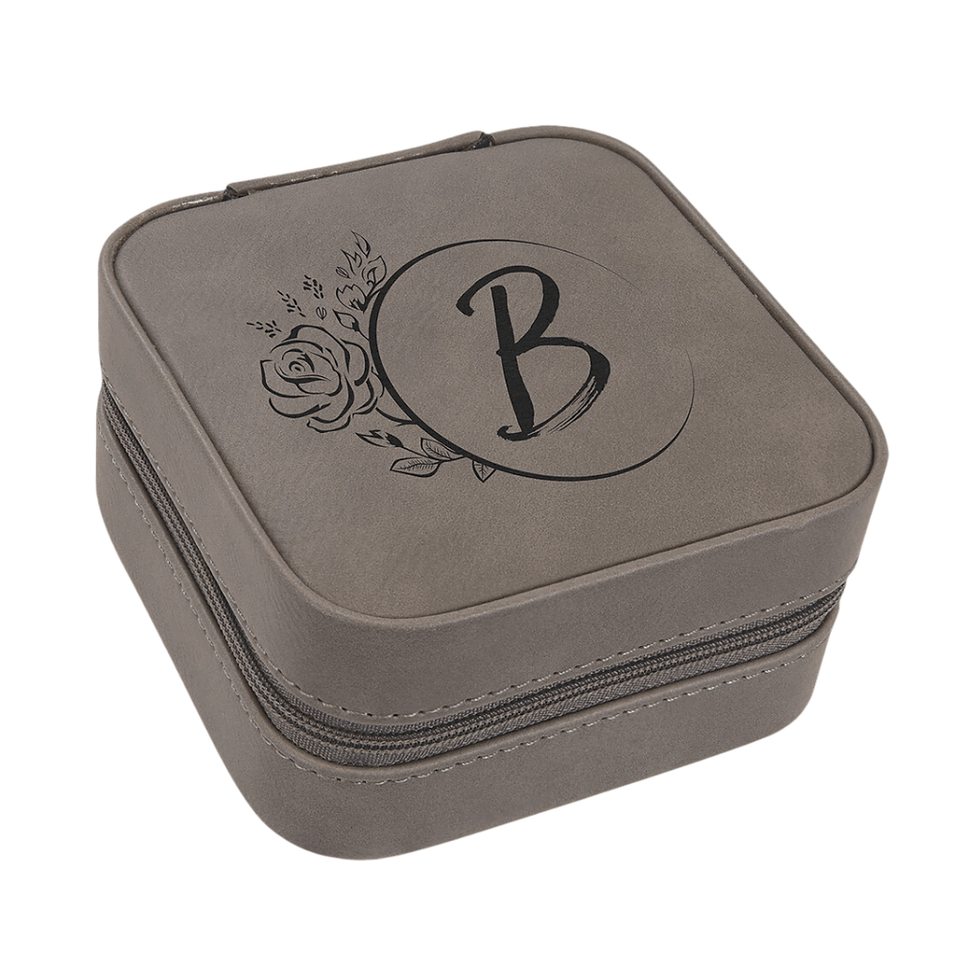 Thumbnail: Engraved Travel Jewelry Box
