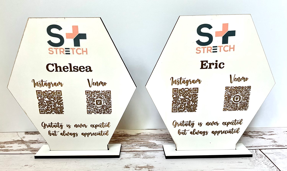 Thumbnail: Engraved QR Code Signs
