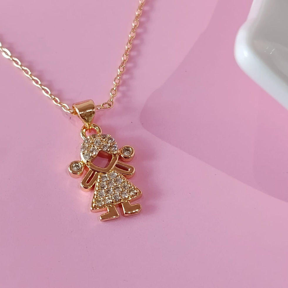 CADENA NIÑA CIRCONES CRISTAL CAD21