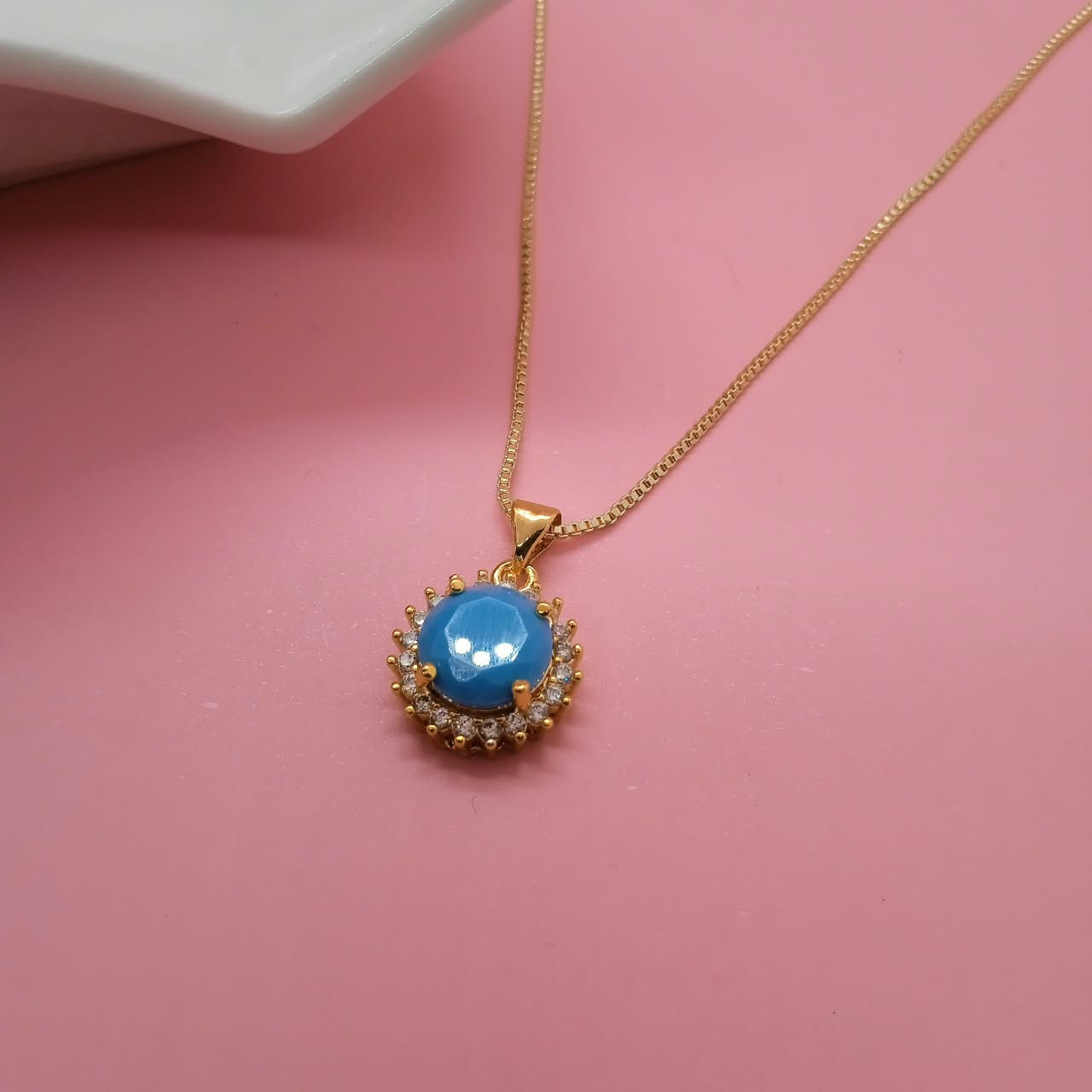 CADENA PIEDRA TURQUESA