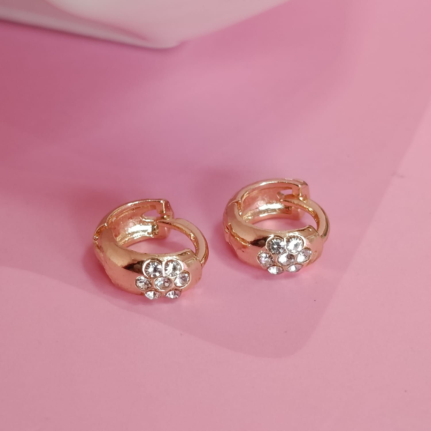 ARETE mini CANDONGA FLOR CIRCONES CRISTAL