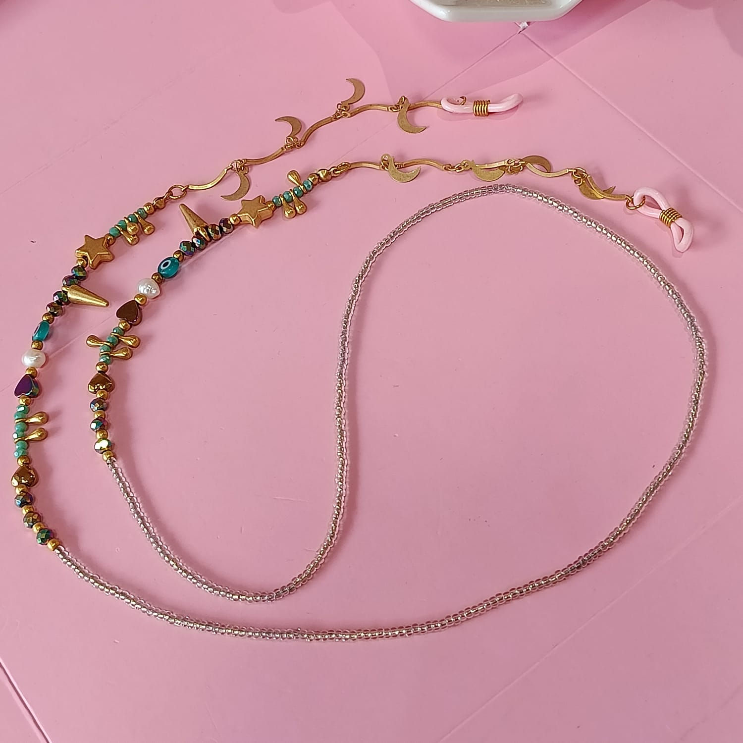 PORTAGAFAS DIJES DECORATIVOS (GOMA ROSA) CAD118