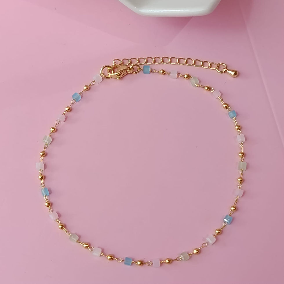 TOBILLERA CUBITOS PASTEL TOB13