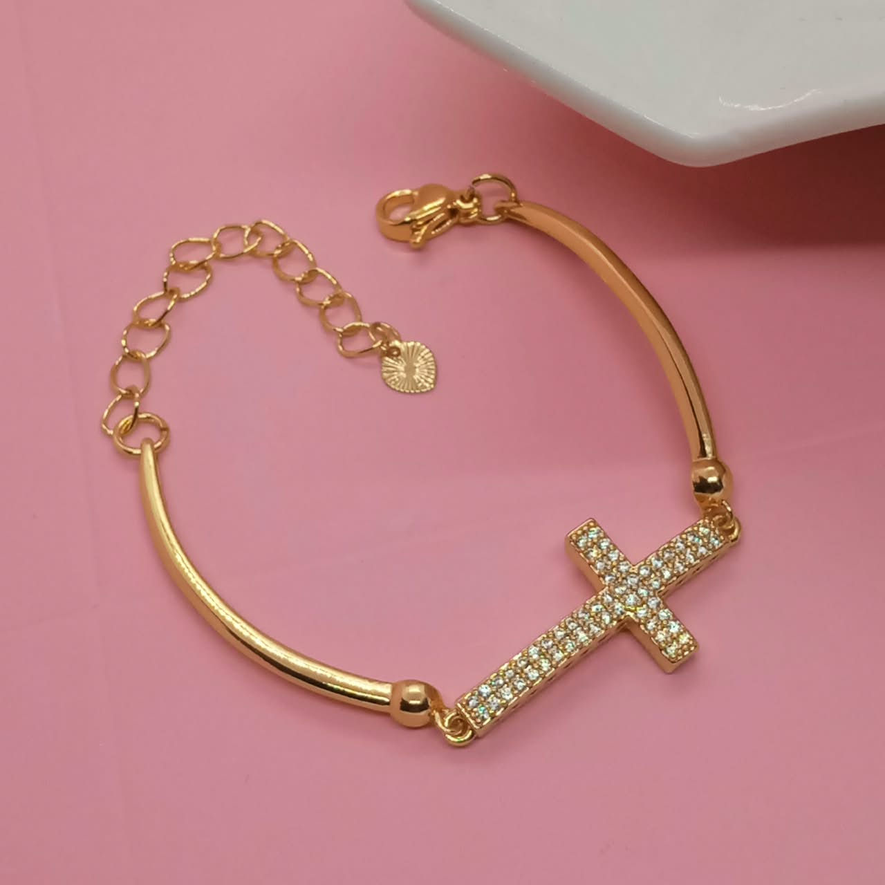 PULSERA CRUZ 17CM