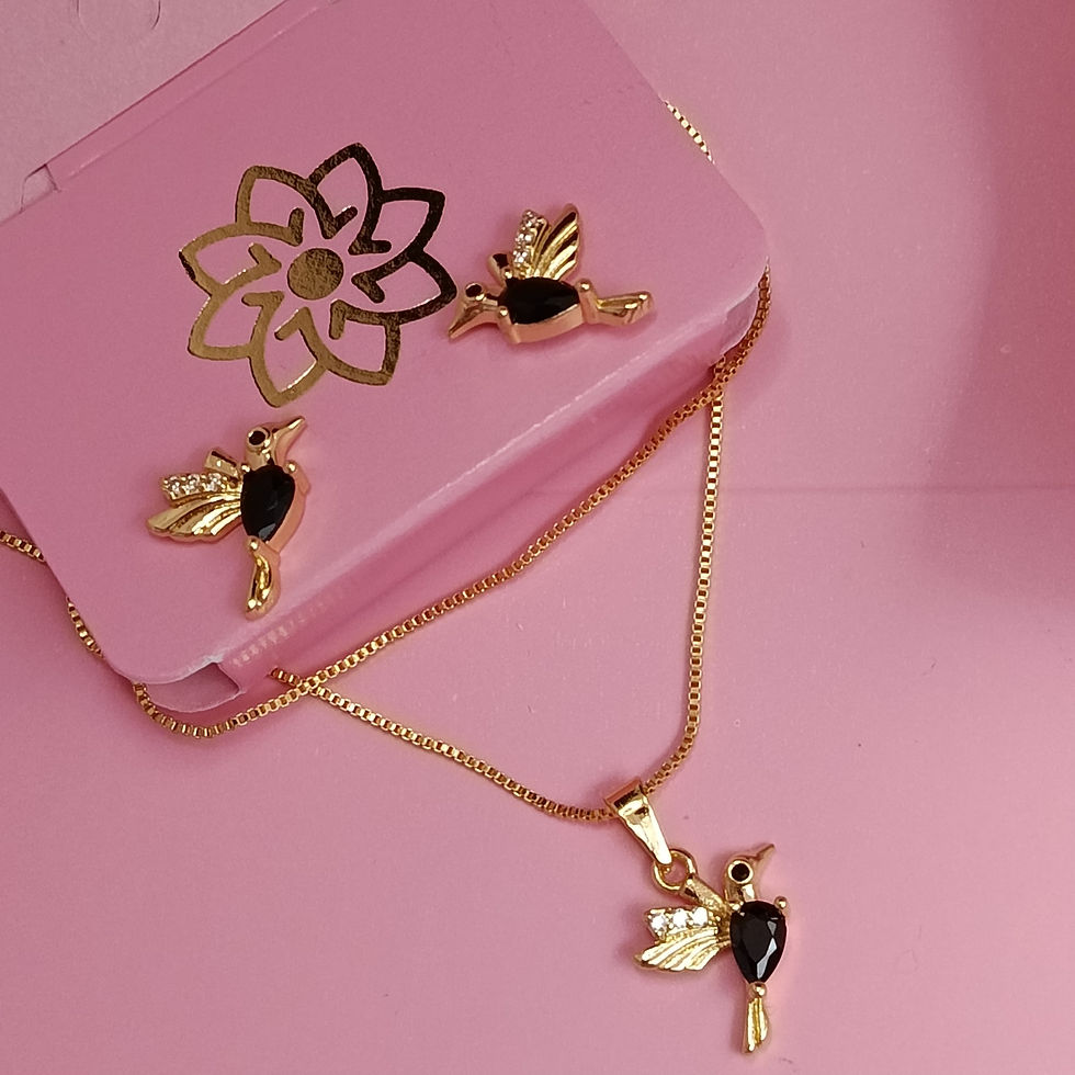 CADENA COLIBRÍ OSCURO + TOPO CAD606