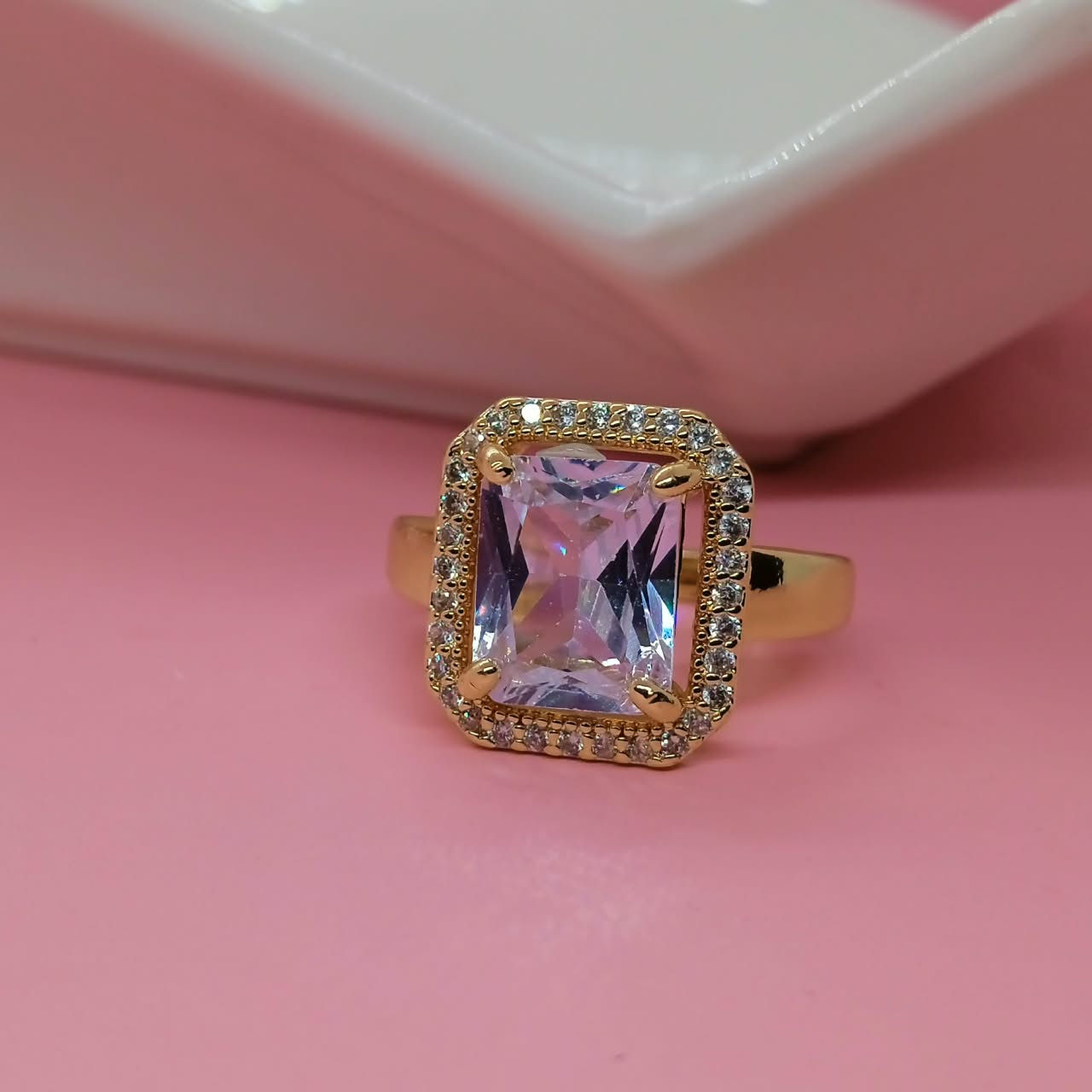 ANILLO CUADRO CIRCONES