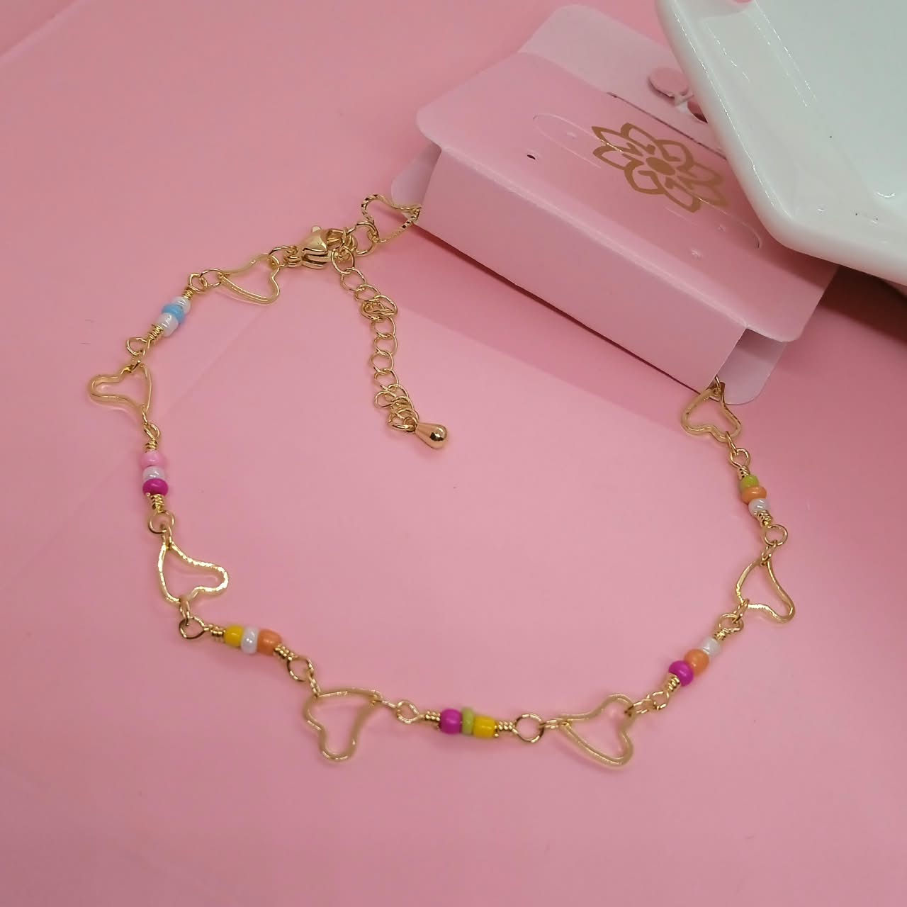 TOBILLERA CORA COLORES