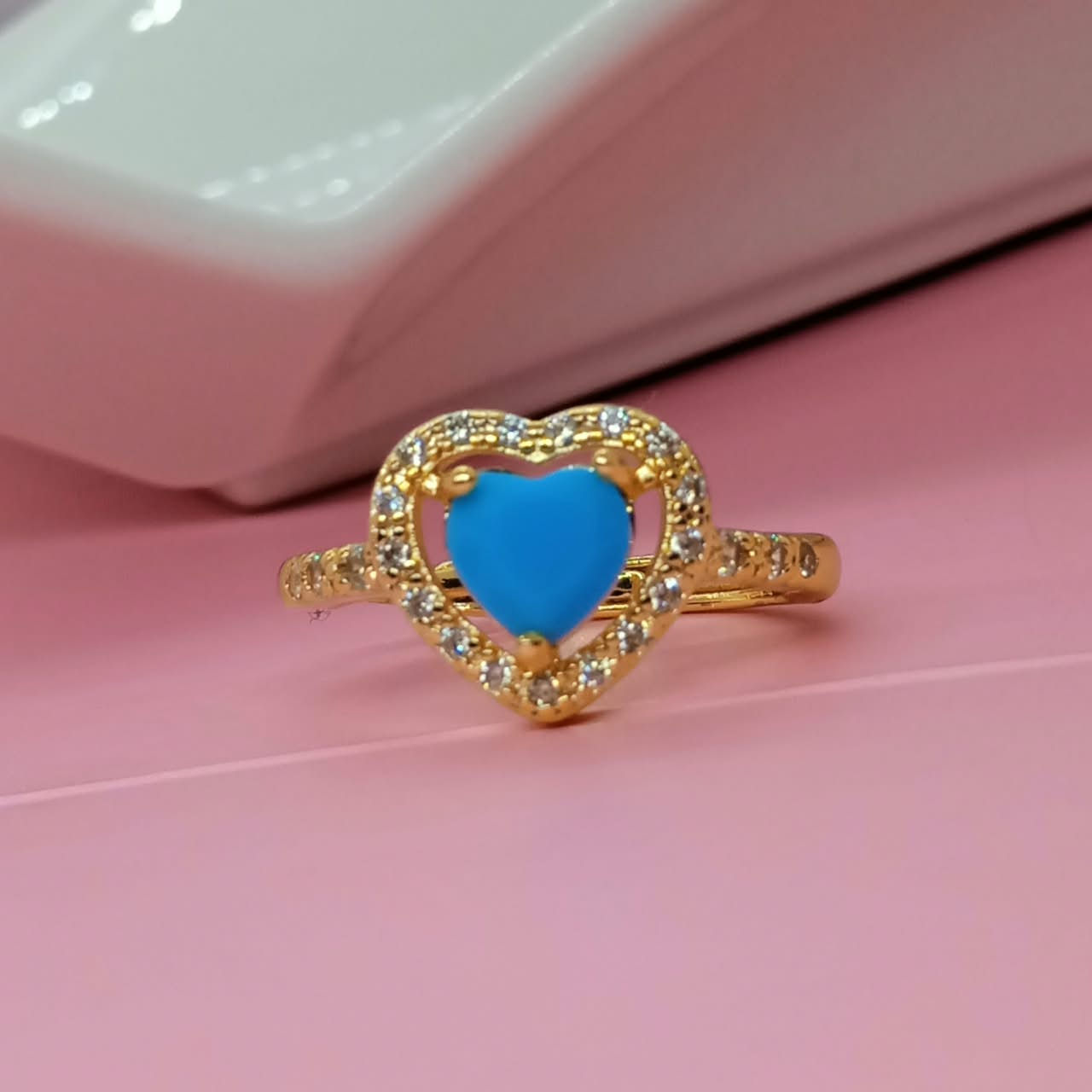 ANILLO CORA TURQUESA CIRCONES