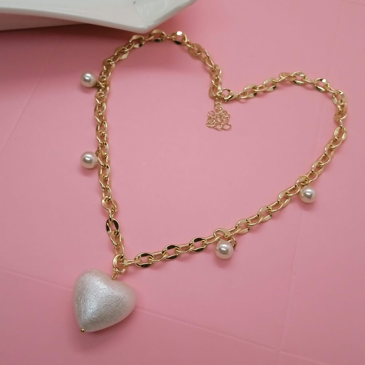 CADENA CORA BLANCO PERLAS MAXI