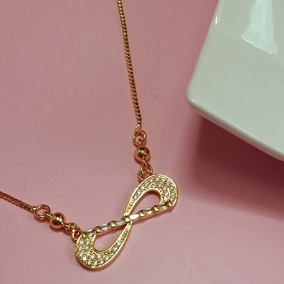 CADENA INFINITO COLGANTE CIRCONES CAD667