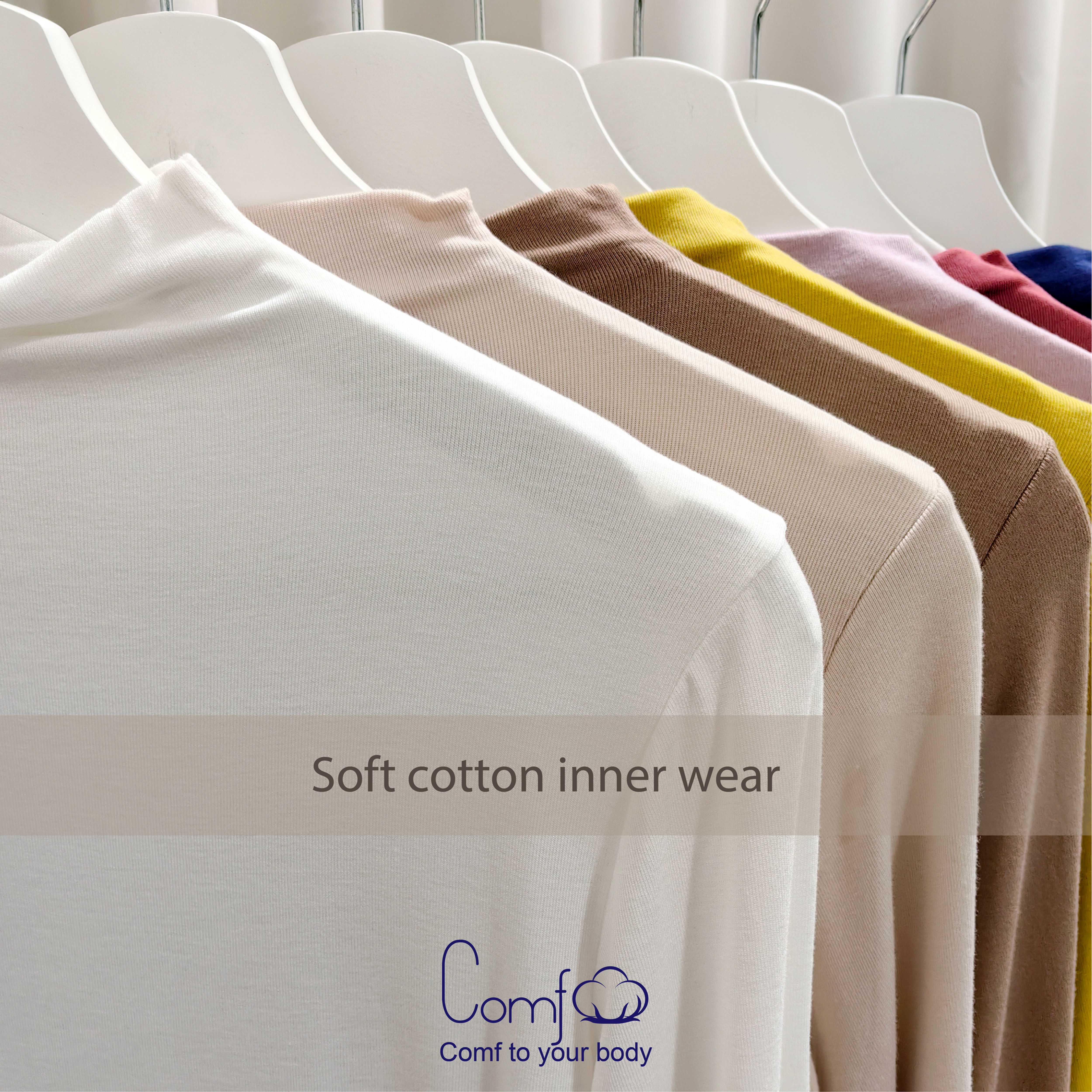 UV PROTECTION HIGH NECK COTTON PREMIUM