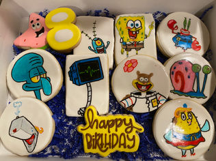 Sponge Bob  Decorated Sugar Cookies