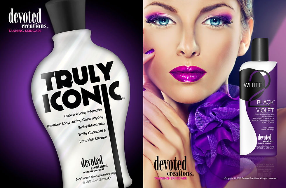 2pg DC White2Black Violet Truly Iconic (