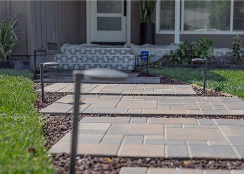 Hillside Pavers Orange County California Paver Walkway