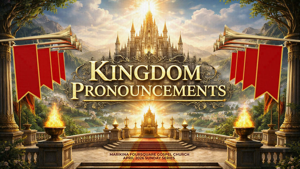 CC - April 2026 - Kingdom Pronouncements