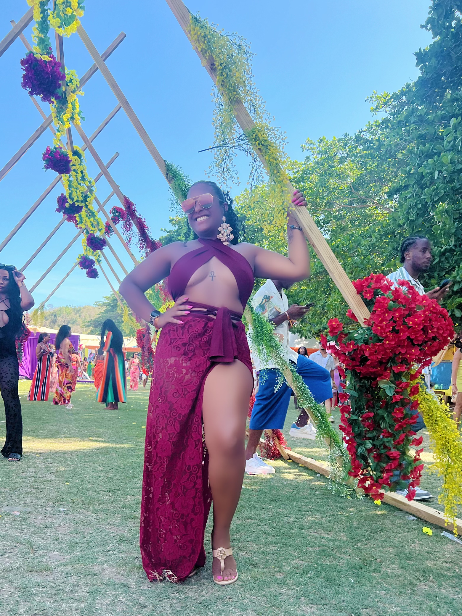 Birthday Glam Burgundy Custom 