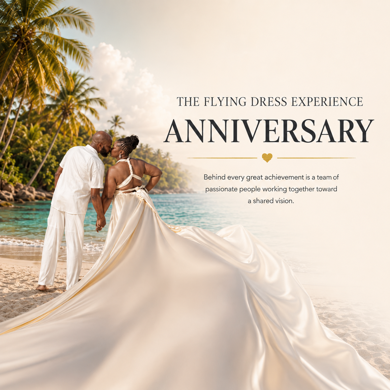 Anniversary Flying Dress Experience