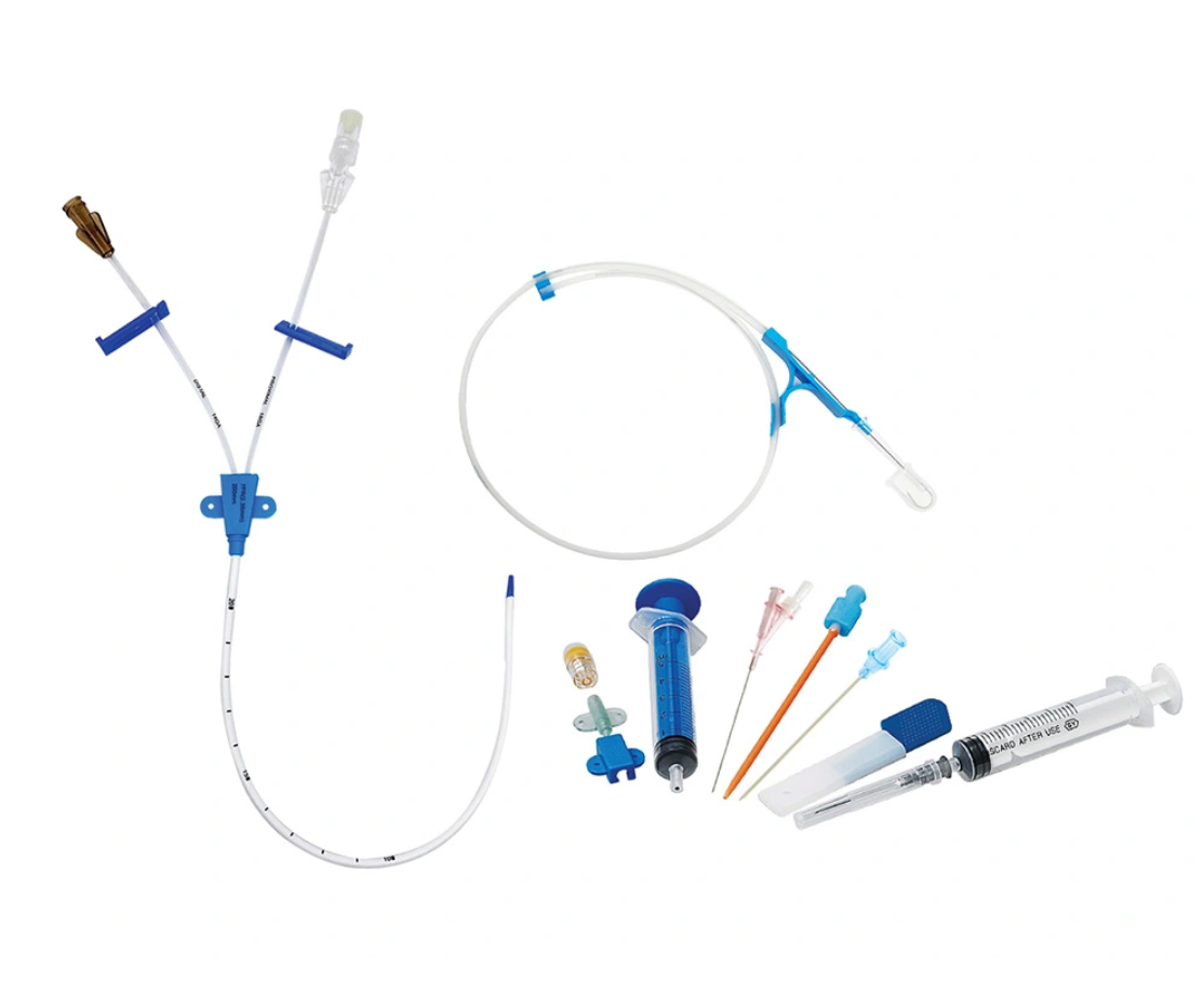 Central Venous Catheter – Multi-Lumen Polyurethane CVC Kit with Guidewire