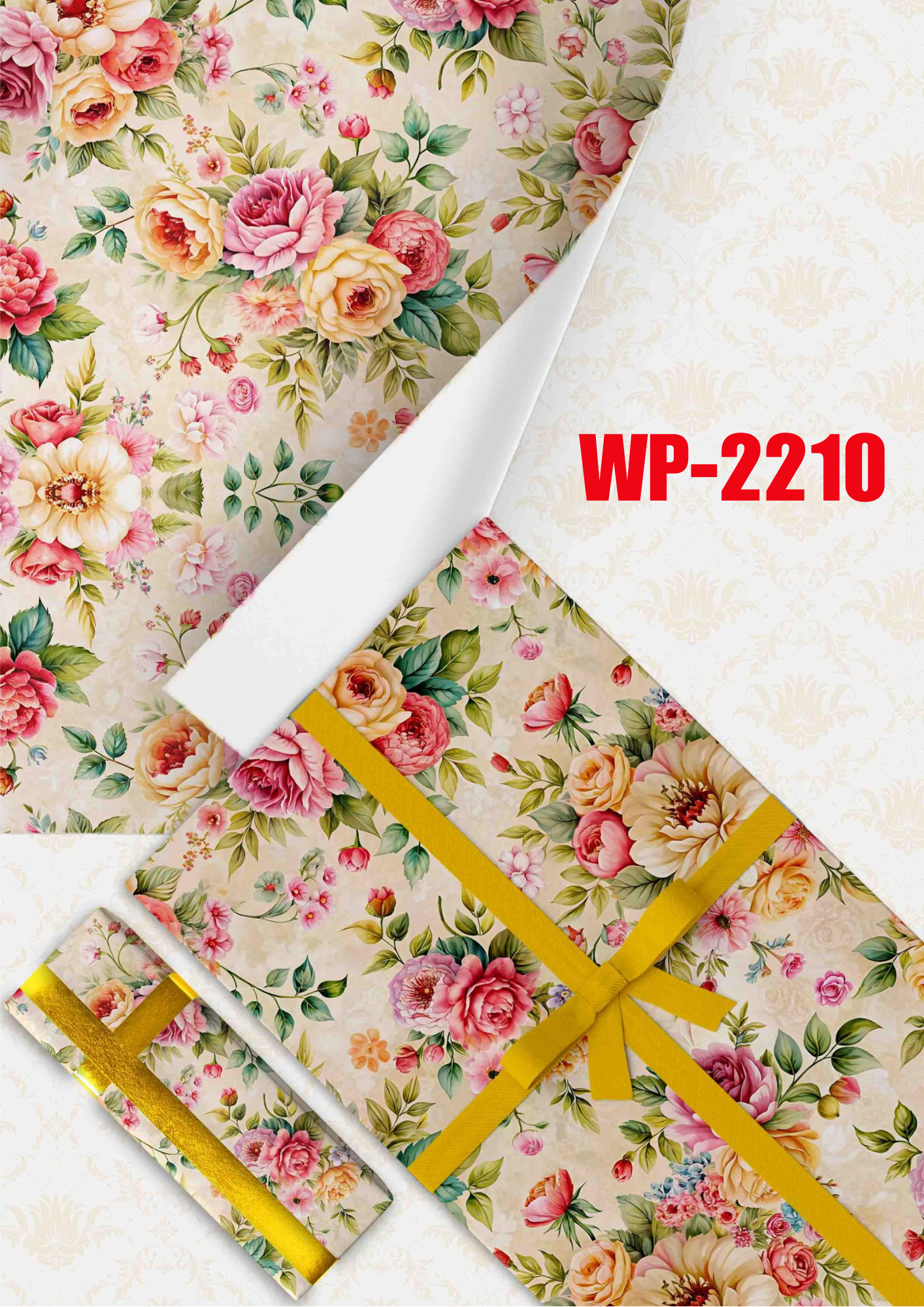 Vintage Floral Gift Wrapping Paper – WP-2210