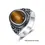 Thumbnail: Natural Tiger Eye Rings S925 Silver Jewelry Ring for Women Gifts Vintage Fine We