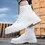 Thumbnail: Mens Boots Casual White Leather Shoes New Style Young Fashion Non-slip Street Cl