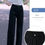 Thumbnail: White Pure Cotton Spring & Fall High Waist Casual Summer Denim