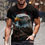 Thumbnail: American Flag Graphic T-Shirt For Men Eagle Animal 3D Printed Tees Summer Casual