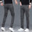 Thumbnail: Spring and Summer New Men's Jeans Simplified Korean Edition Slim Fit Straight Le
