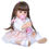 Thumbnail: 22 Inch Alive Lifelike Full Silicone Body Toddler Boy Girl Doll Cute Soft Mini V