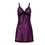 Thumbnail: Women Sexy Sleepwear Silk Satin Nightwear Slip Dress Sleeveless Pajamas Nightgow