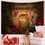 Thumbnail: 1pc Christmas decoration tapestry, Christmas fireplace Christmas tree tapestry, 