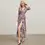 Thumbnail: 2025 Cross-Border Leopard Print Wrap Dress V-Neck Slimming French Vintage Belted
